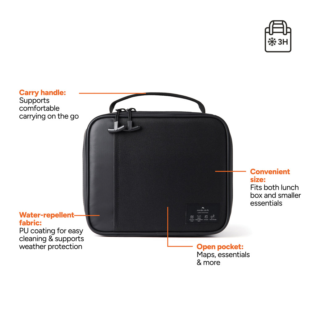 Nordic Drift Storm RCS water-repellent lunch cooler bag