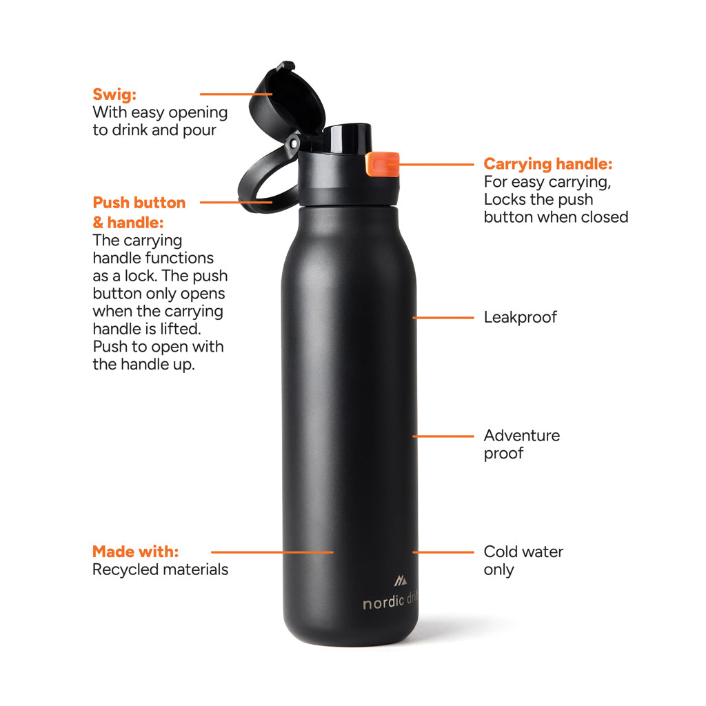 Nordic Drift Trail RCS enkelväggs vattenflaska 750 ml