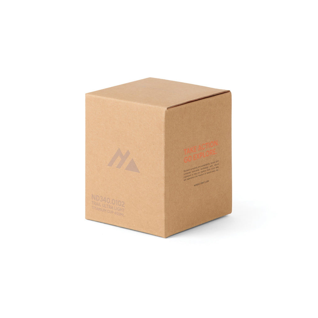 Nordic Trail ultralätt titaniummugg 450 ml