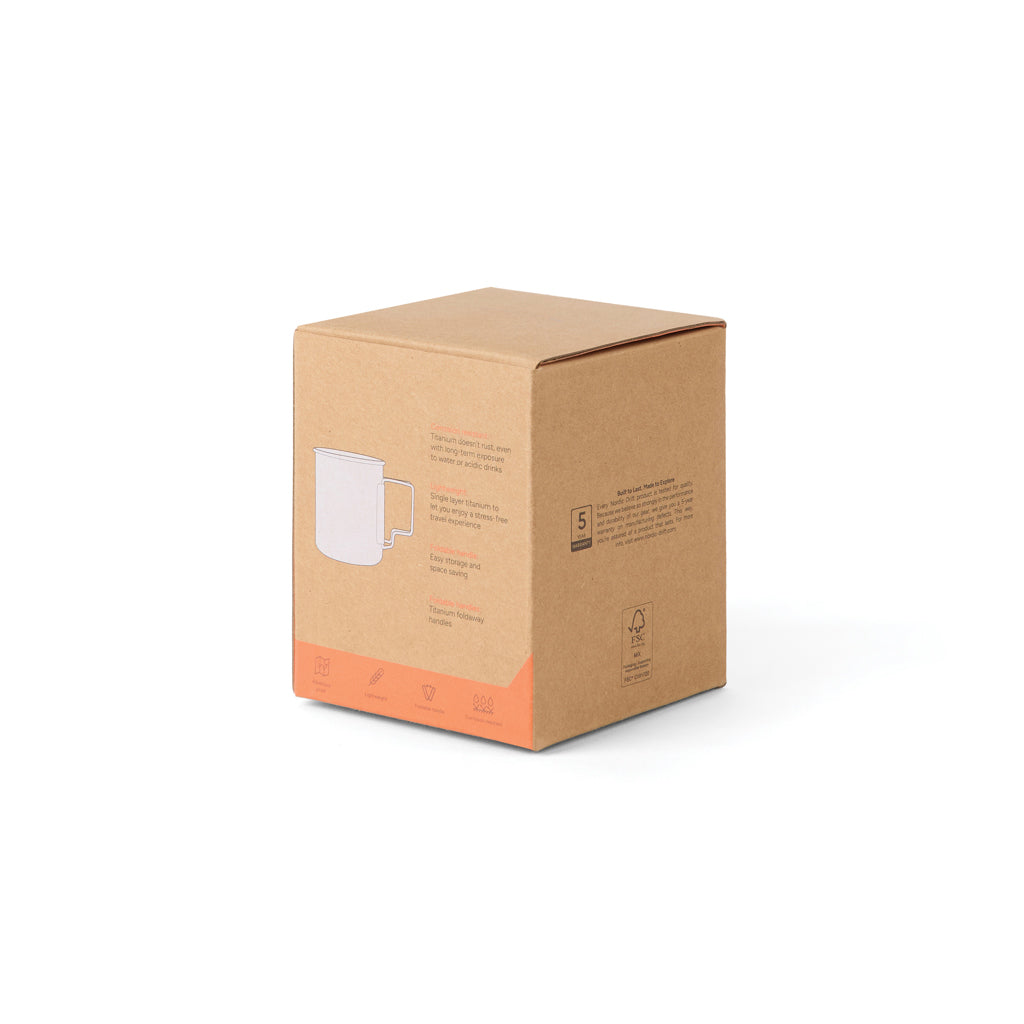 Nordic Trail ultralätt titaniummugg 450 ml