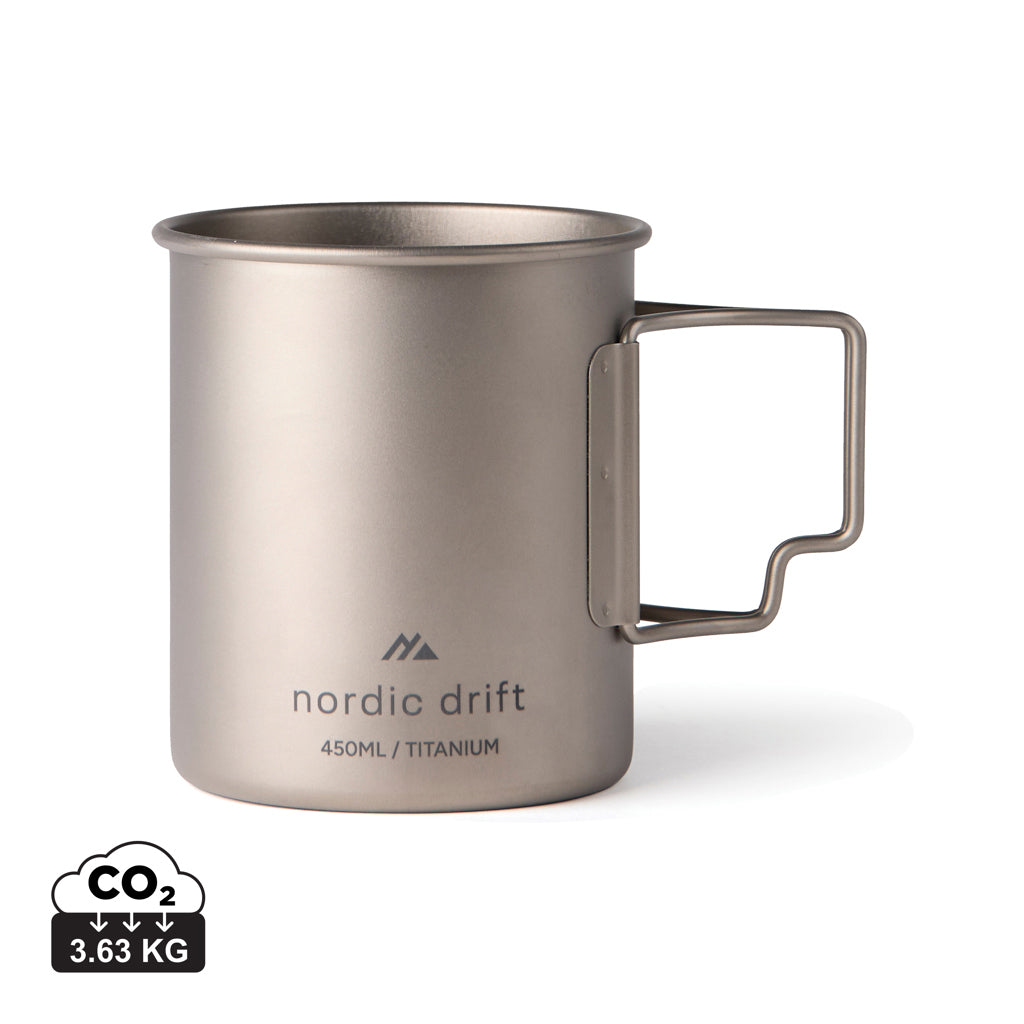 Nordic Trail ultralätt titaniummugg 450 ml