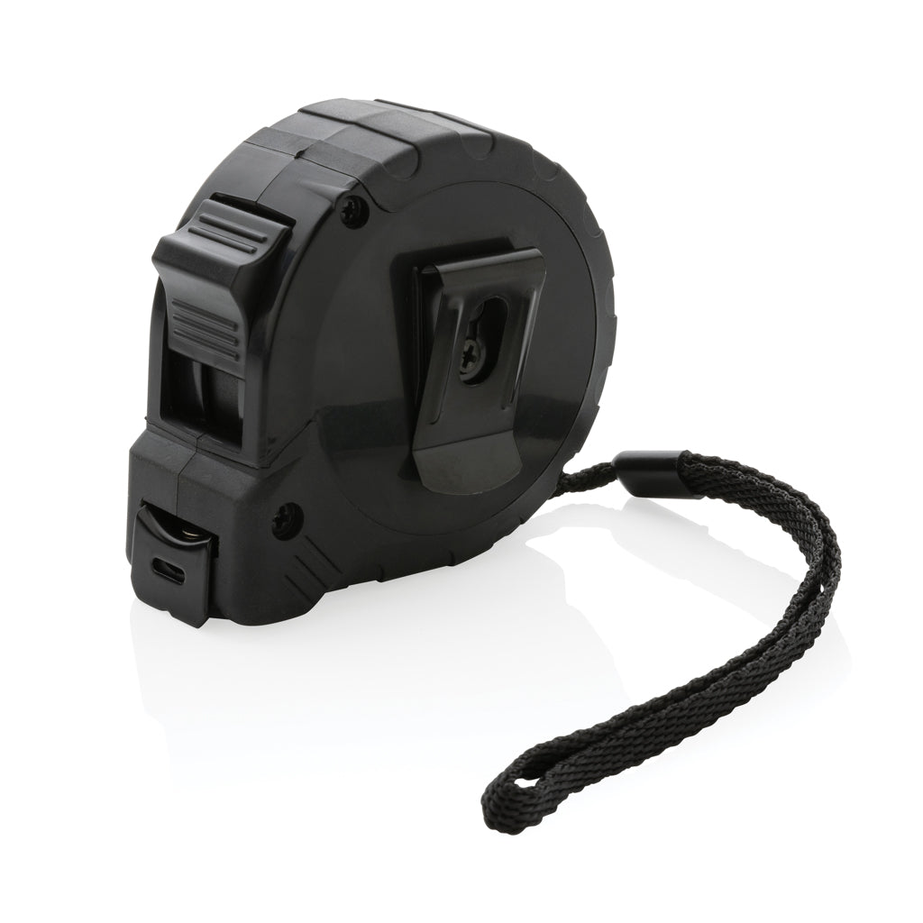 RCS återvunnen plast 5M/19mm måttband med stoppknapp