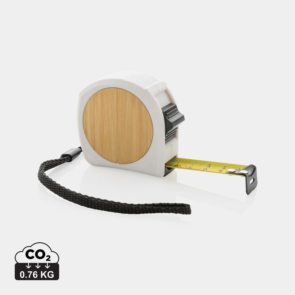 RCS återvunnen plast och bambu måttband 5M/19mm