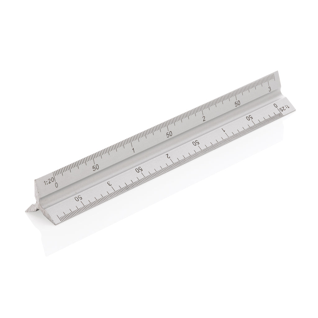 15cm triangulär aluminiumlinjal