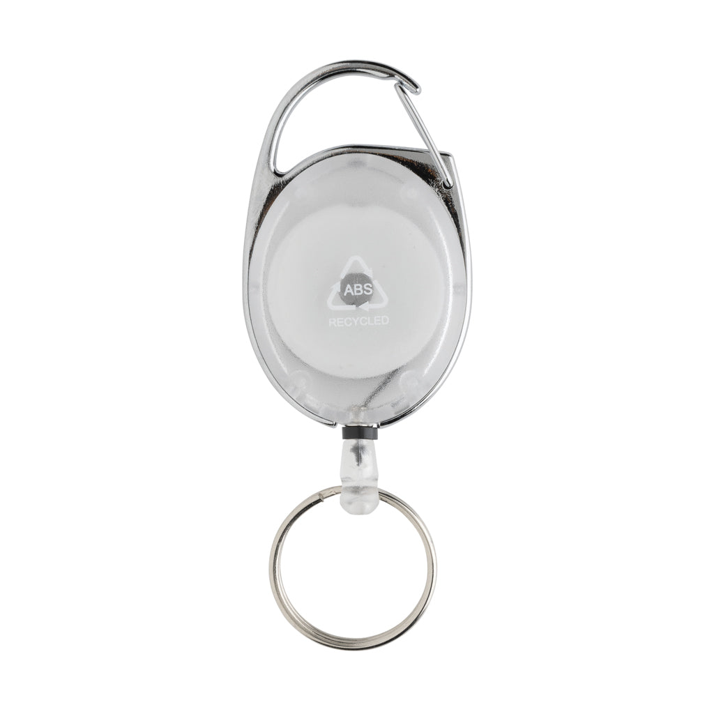 Nyckelring av återvunnen RCS certfierad ABS, utdragbar