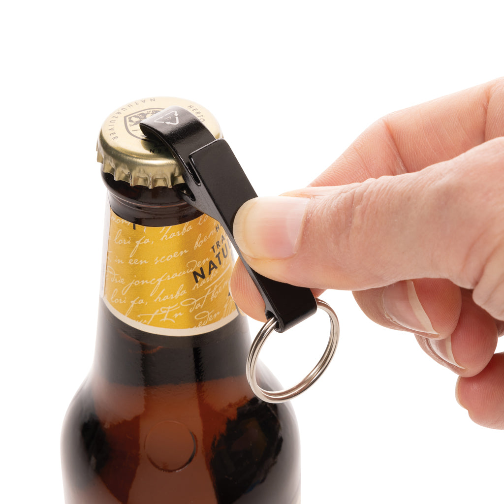Flask- och konservöppnare i RCS återvunnet aluminium
