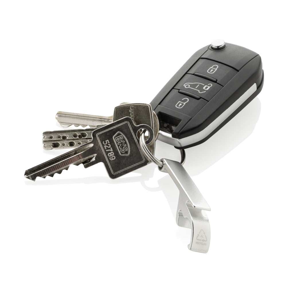 Flask- och konservöppnare i RCS återvunnet aluminium