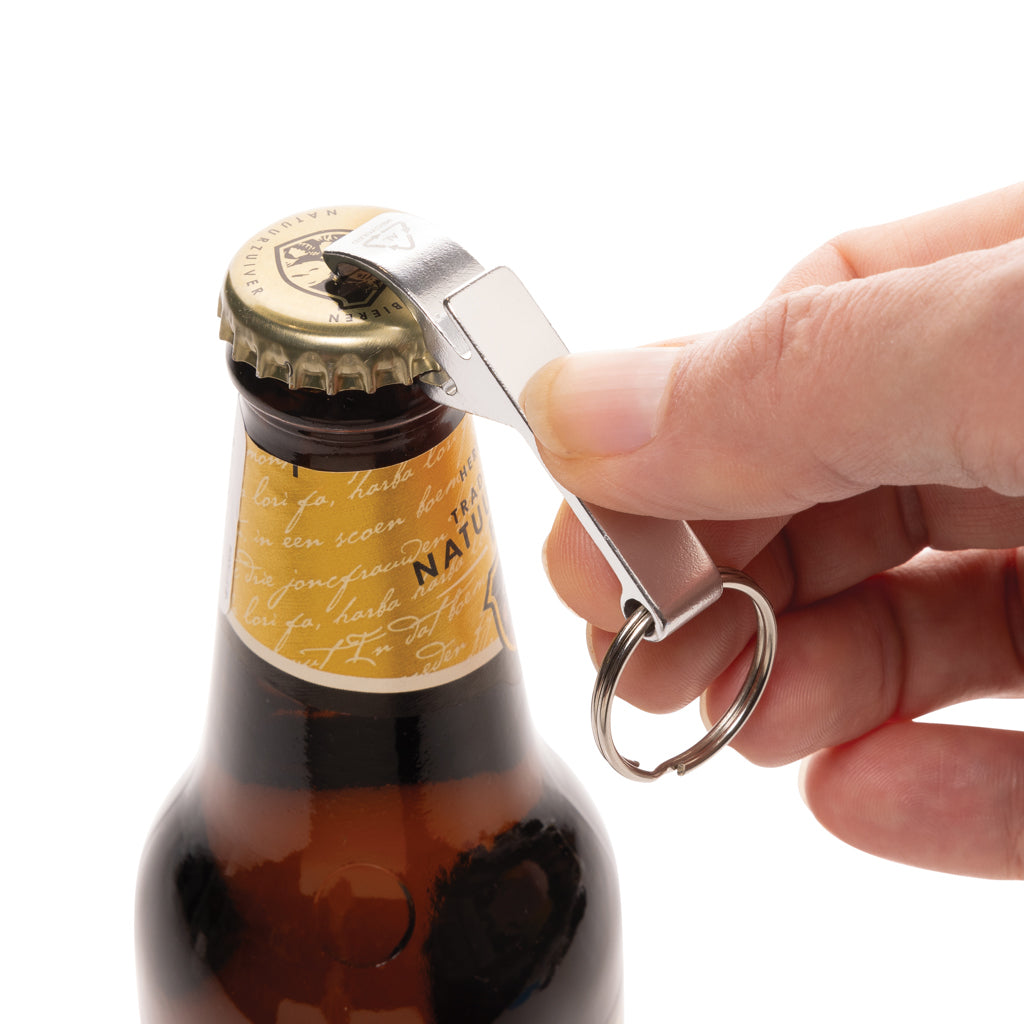 Flask- och konservöppnare i RCS återvunnet aluminium