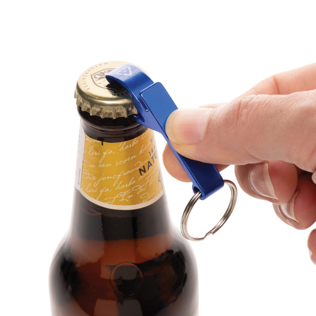 Flask- och konservöppnare i RCS återvunnet aluminium