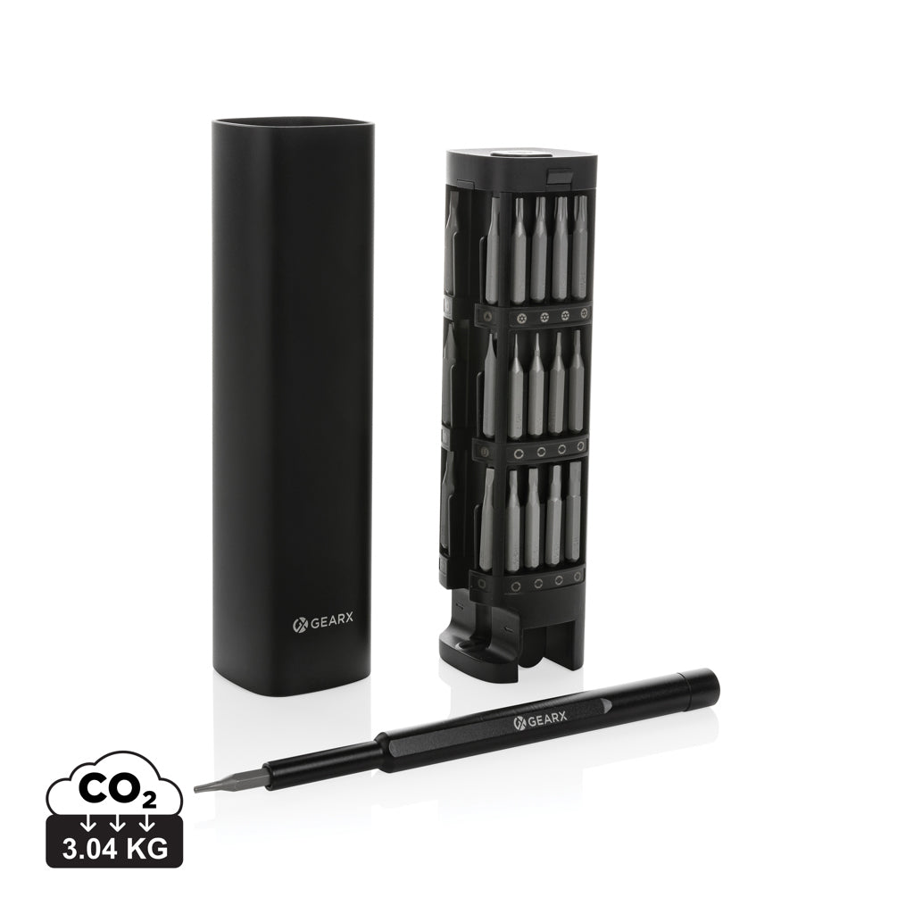 Gear X skruvmejsel-set 46 delar, RCS återvunnen aluminium