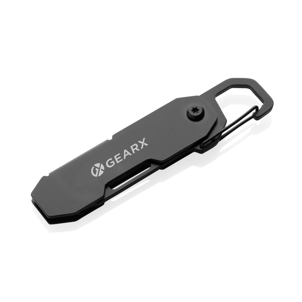 Gear X hopfällbart EDC-verktyg med karbinhake