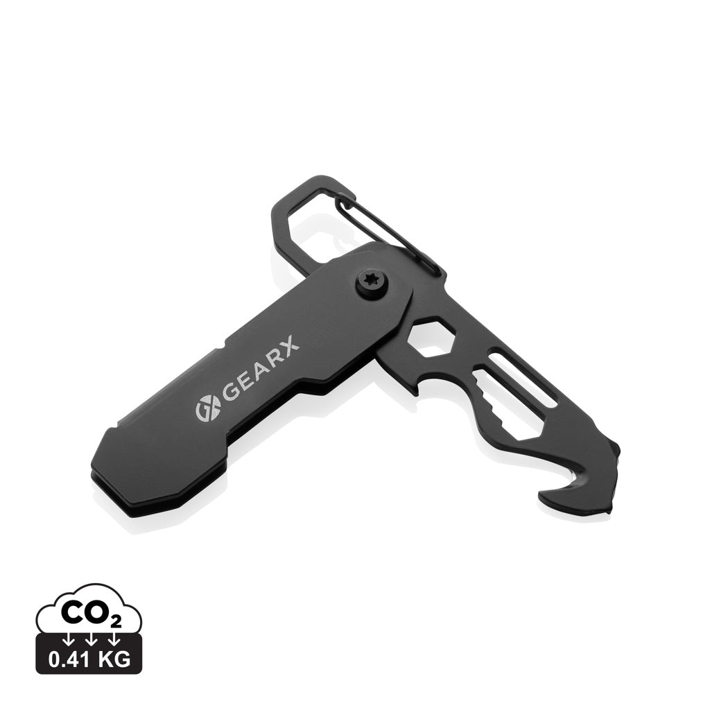 Gear X hopfällbart EDC-verktyg med karbinhake