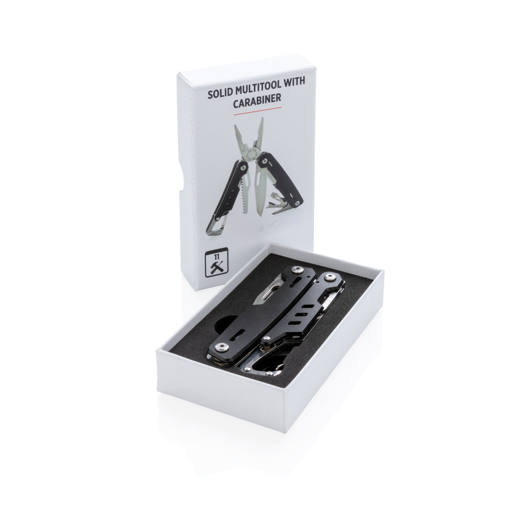 Solid multitool med karbinhake