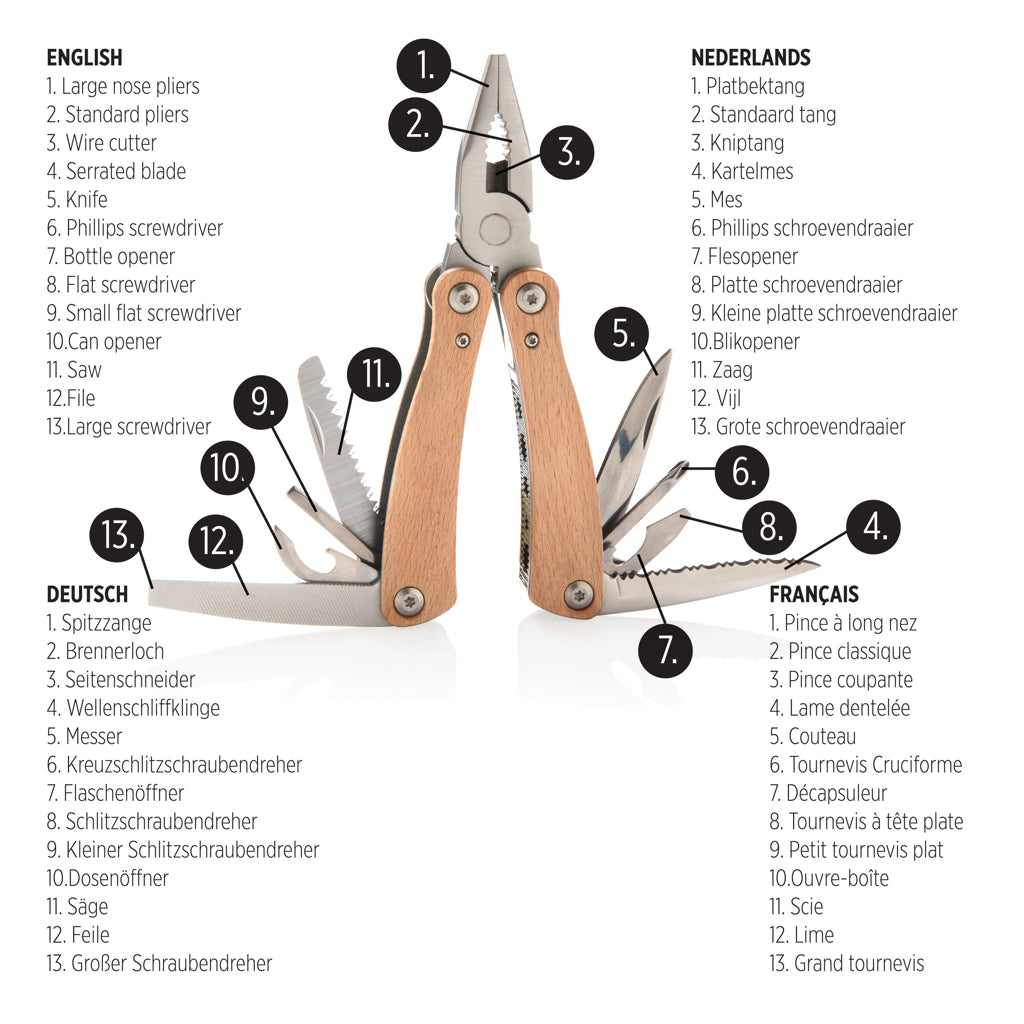 Trä multitool