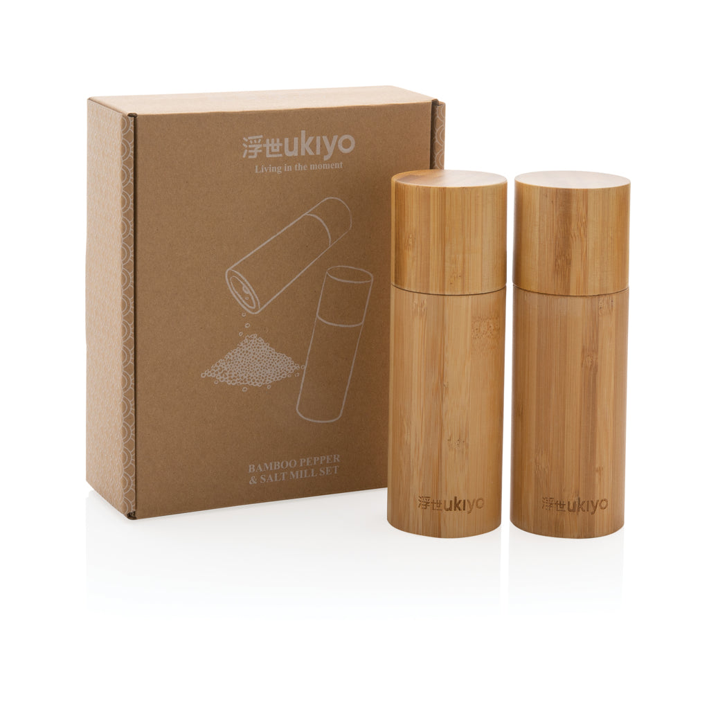 Ukiyo bambu salt & peppar set