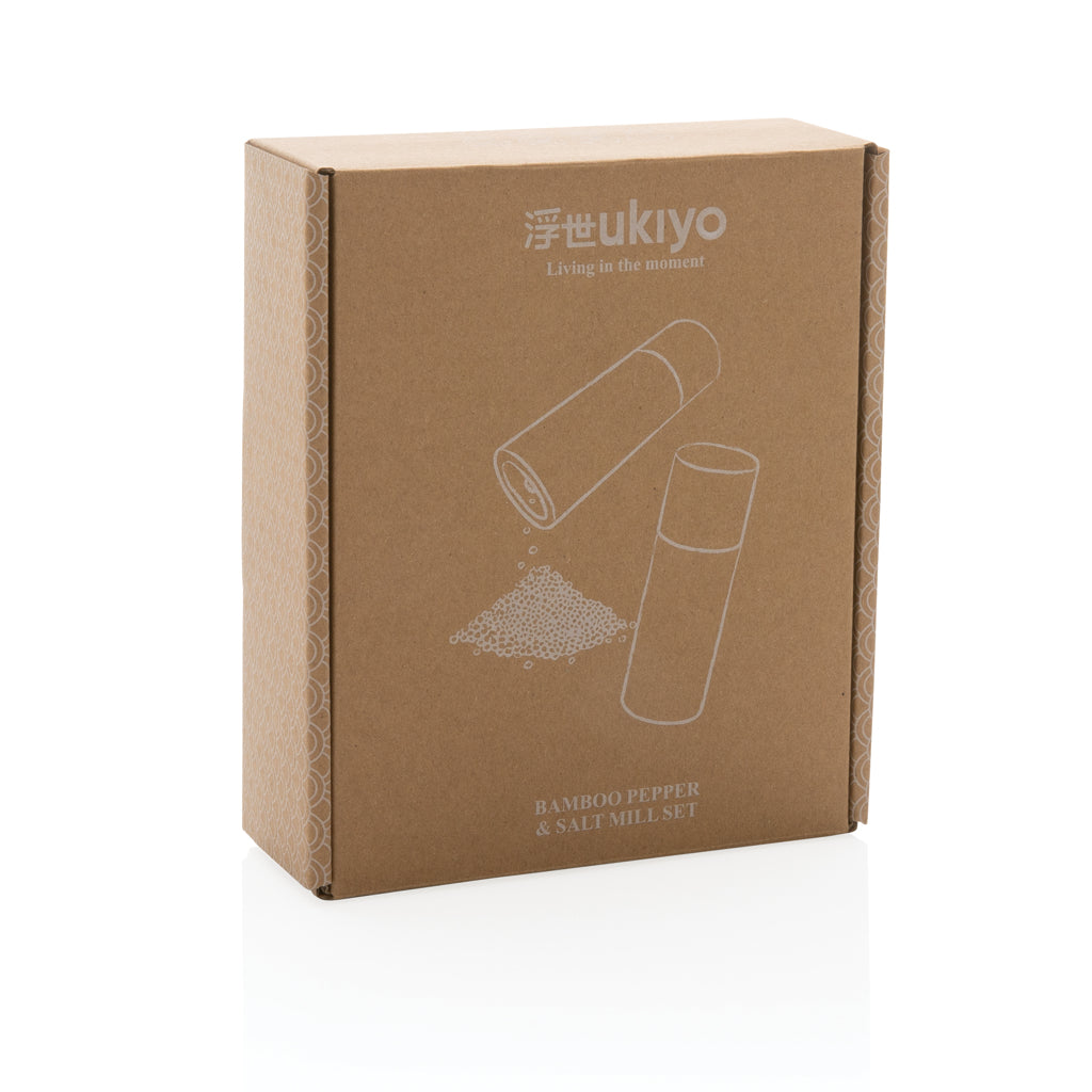 Ukiyo bambu salt & peppar set