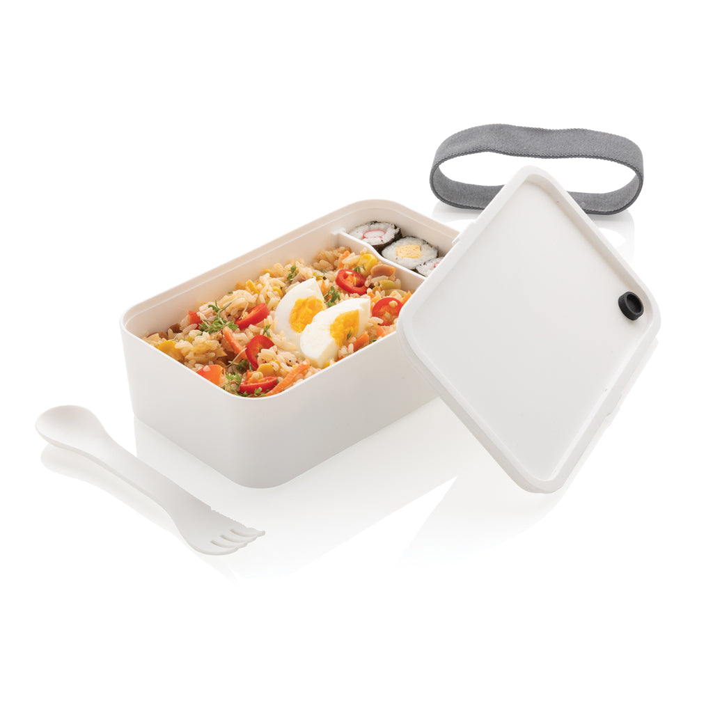 PP lunchlåda med skedgaffel