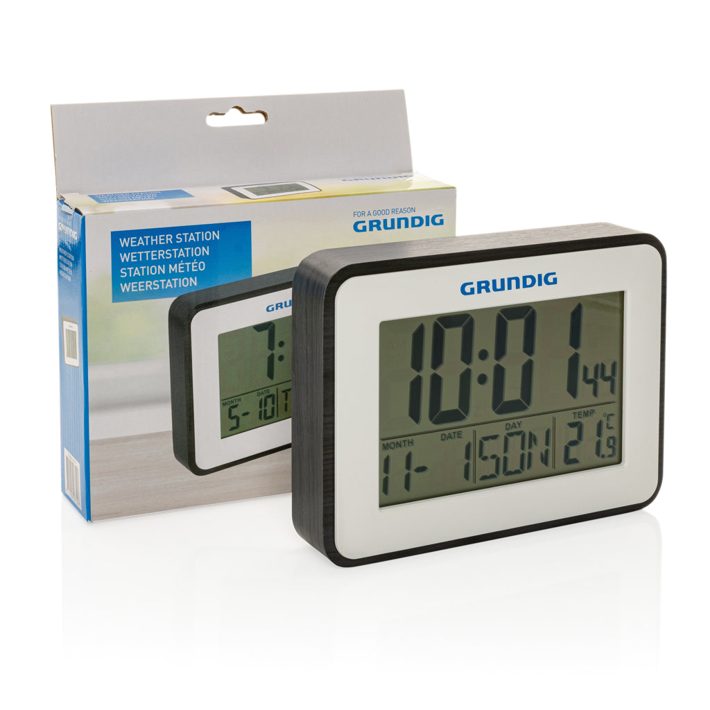 Grundig väderstation, alarm och kalender