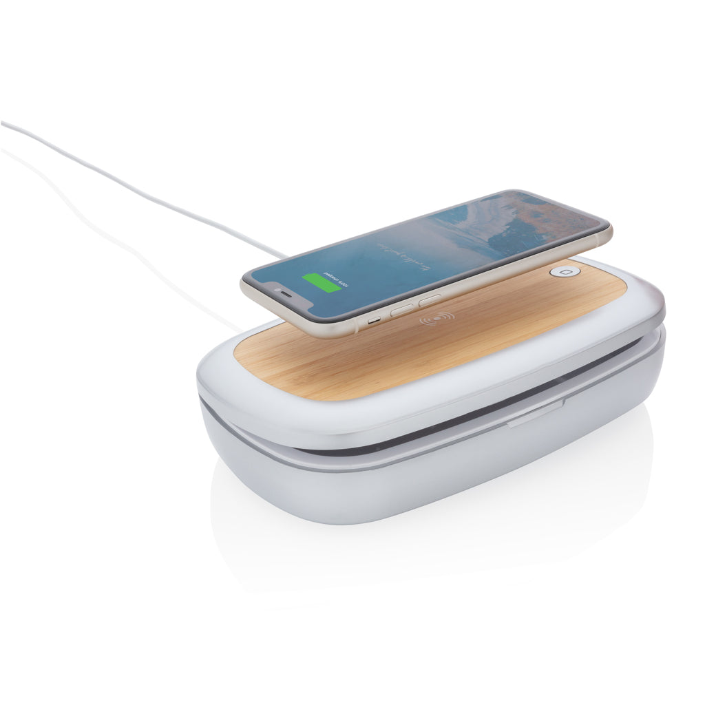 Rena UV-C steriliseringsbox med 5W trådlös laddare