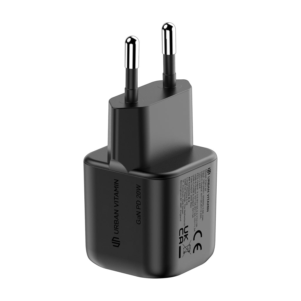 Urban Vitamin Monterey RCS återvunnen plast 20W GAN-laddare