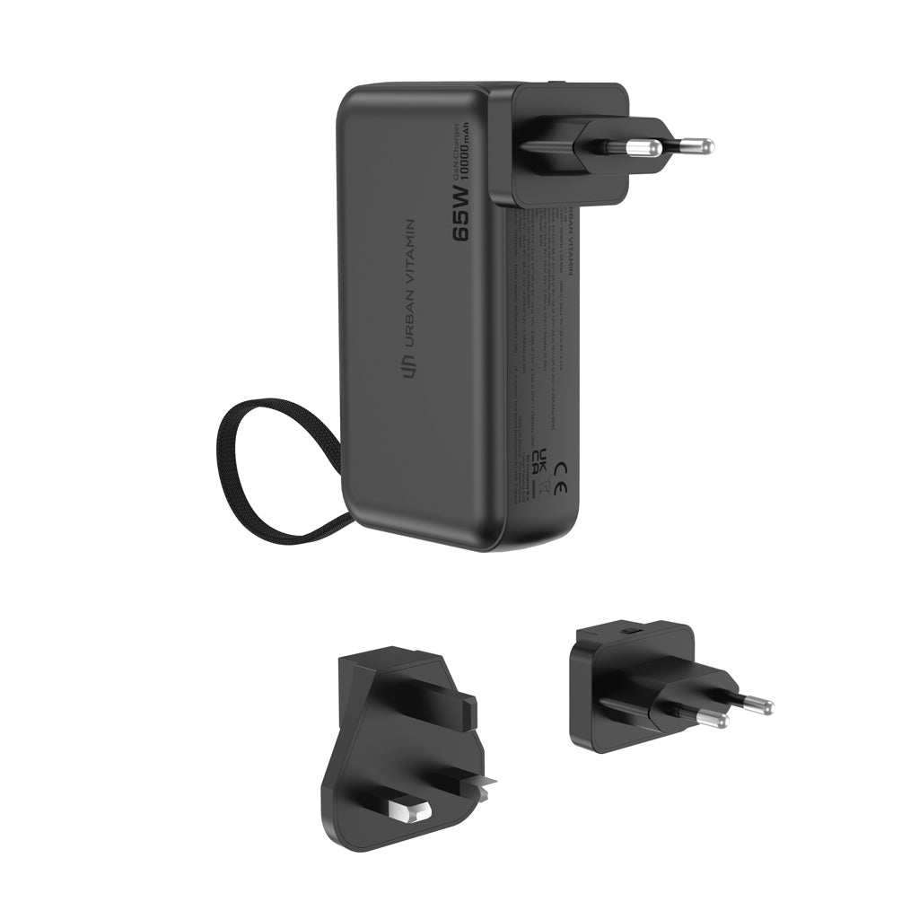 Urban Vitamin Eureka RCS återvunnen 65W hybridladdare