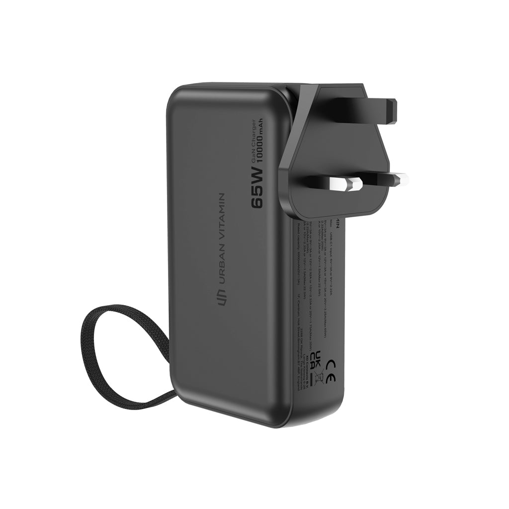 Urban Vitamin Eureka RCS återvunnen 65W hybridladdare