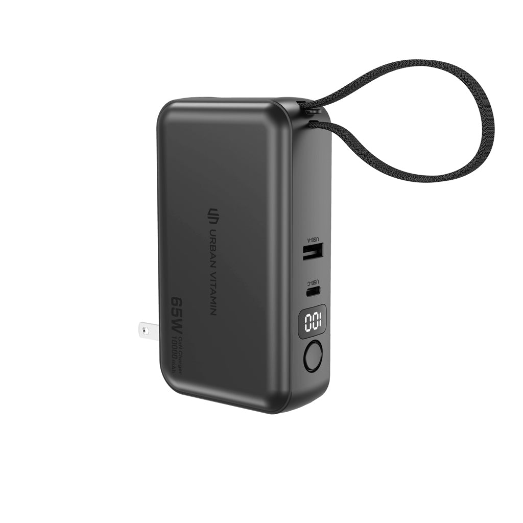 Urban Vitamin Eureka RCS återvunnen 65W hybridladdare