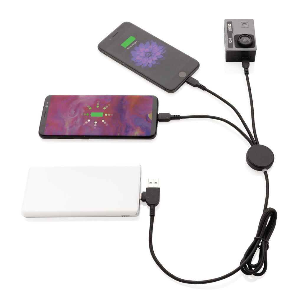 Light up logga 6-i-1 kabel