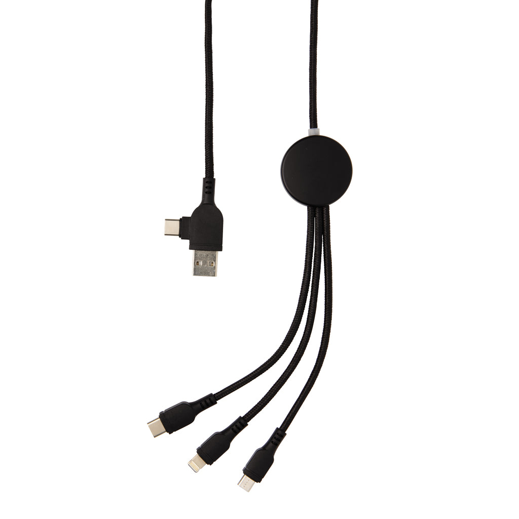 Light up logga 6-i-1 kabel