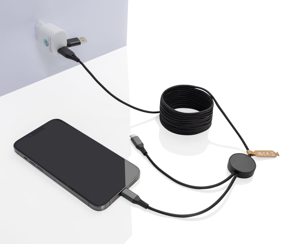 Terra RCS återvunnen PET 3 meter 4-i-1-kabel