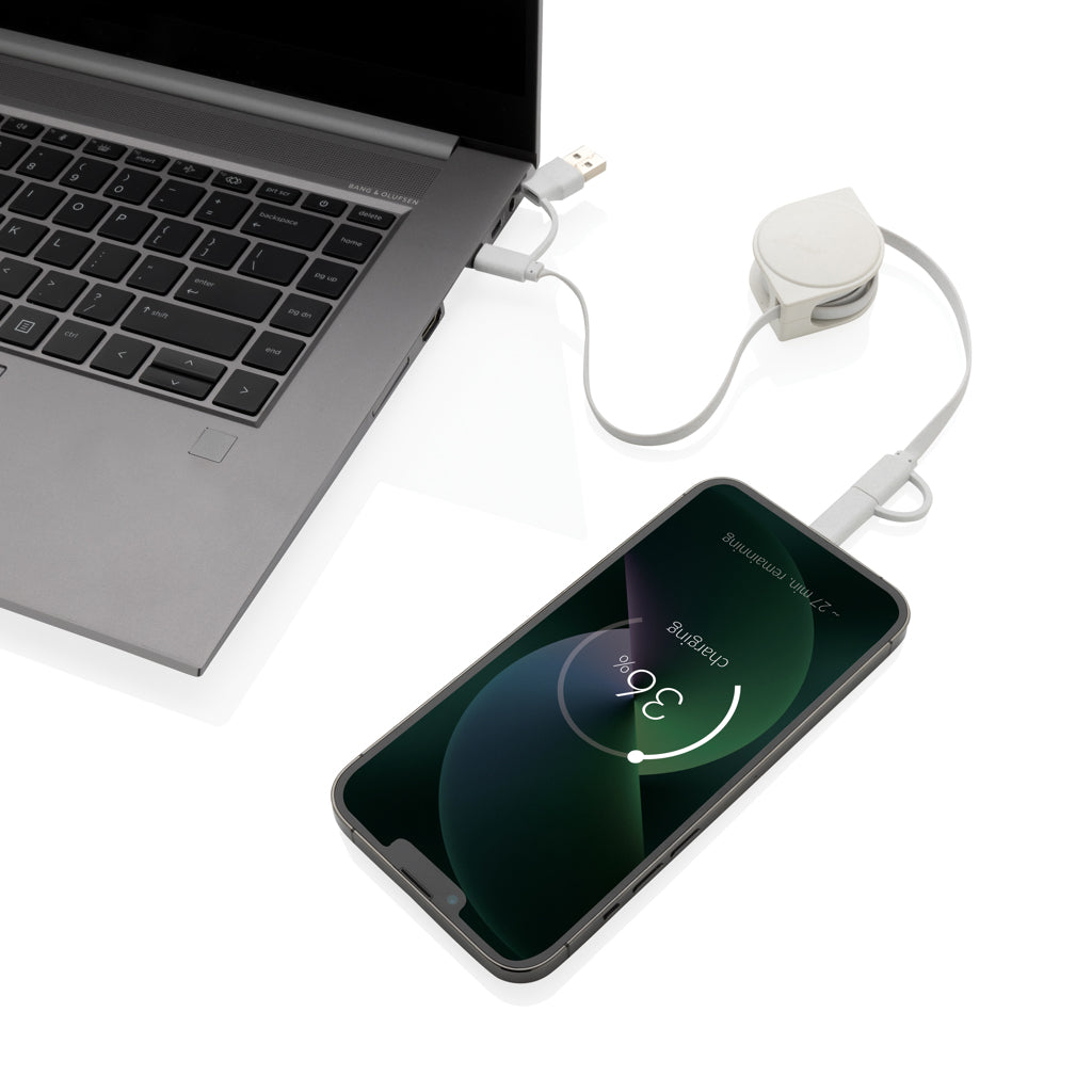 6-i-1 kabel i återvunnen plast, RCS standard, och TPE