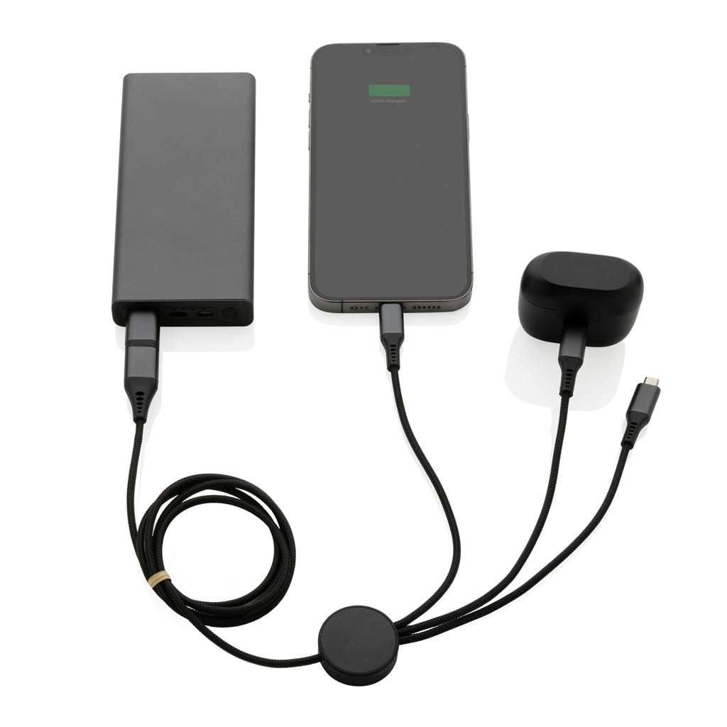 Terra 120cm 6-i-1 kabel i RCS återvunnen aluminium