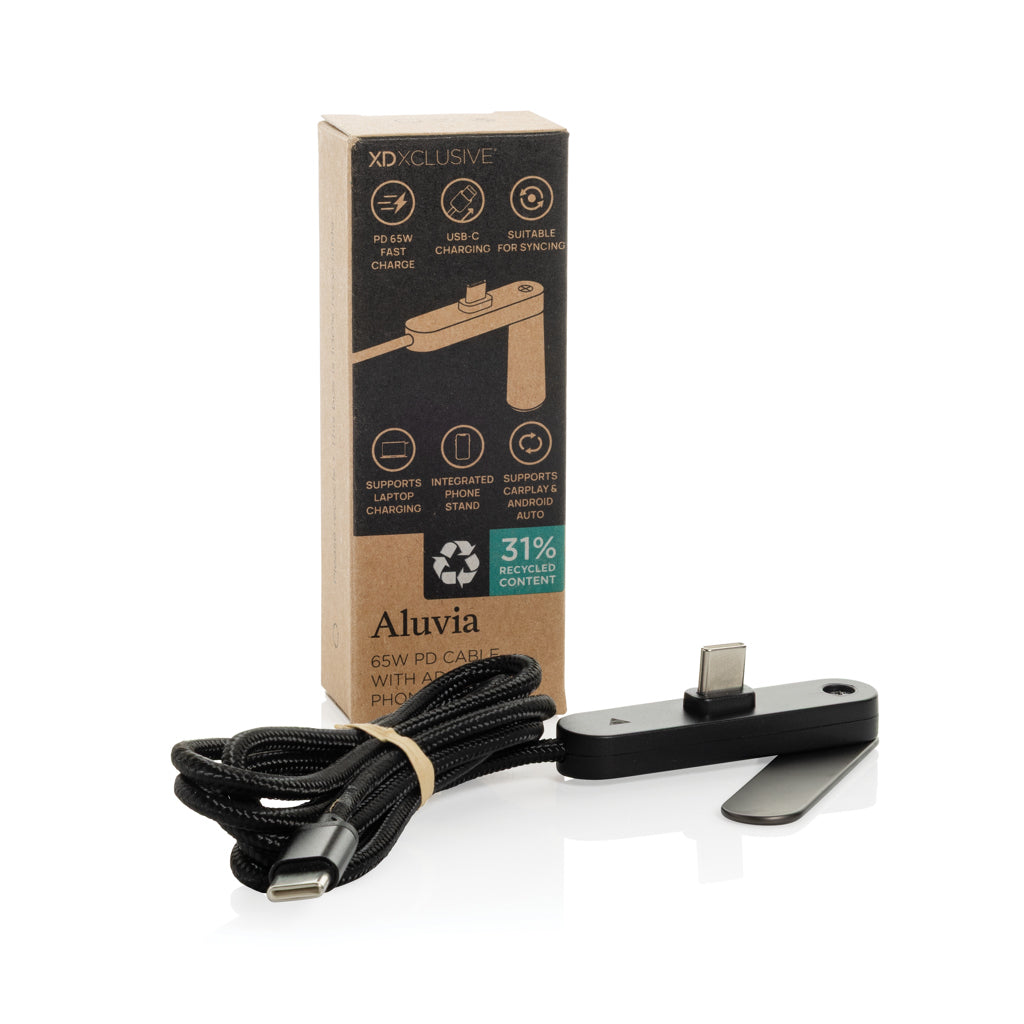 Aluvia RCS 65 W PD-kabel med justerbart telefonställ