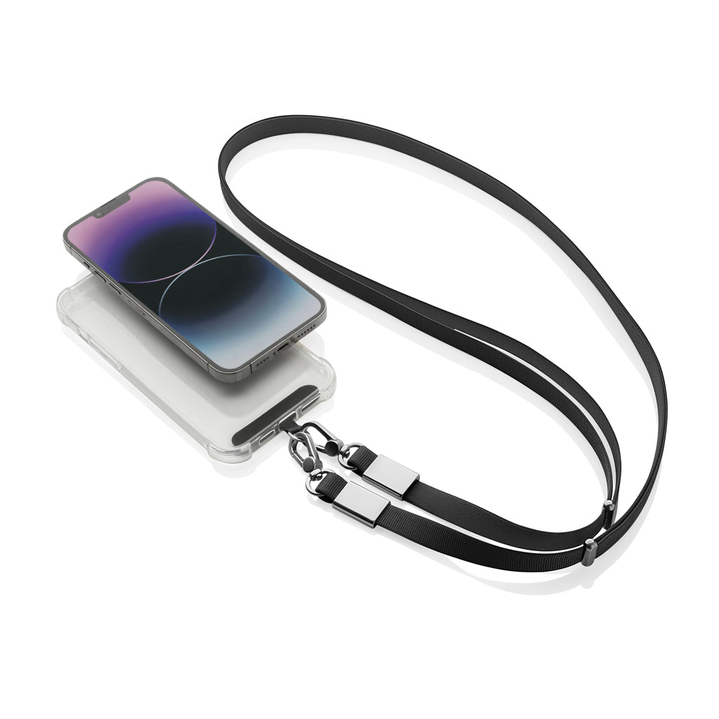 Nivo Crossbody lanyard i RCS återvunnen PET