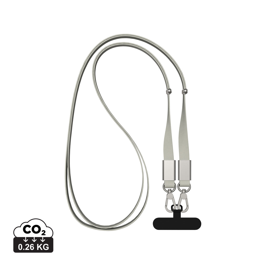 Nivo Crossbody lanyard i RCS återvunnen PET