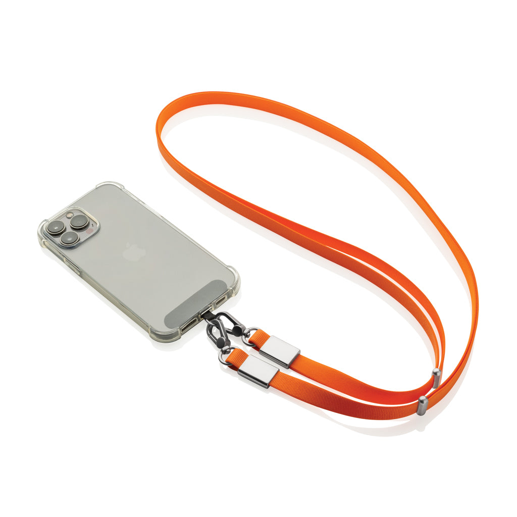 Nivo Crossbody lanyard i RCS återvunnen PET