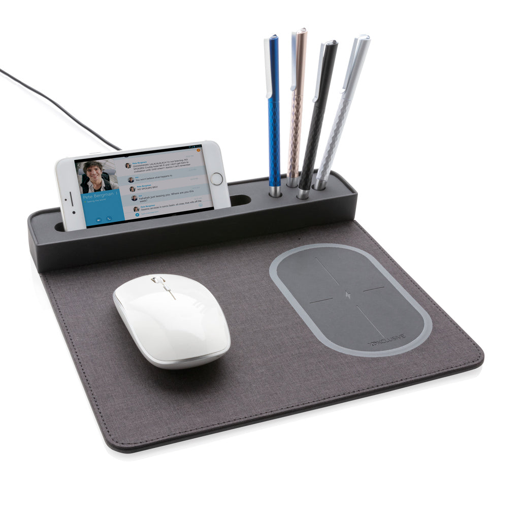 Air musmatta med 5W trådlös laddning och USB
