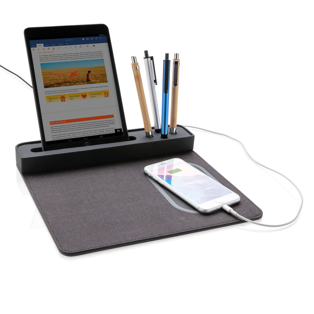 Air musmatta med 5W trådlös laddning och USB