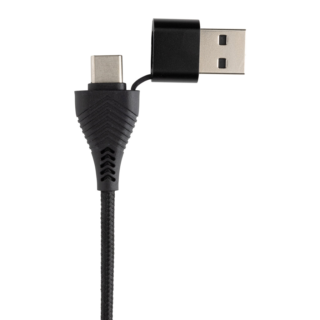 Link USB-hubb i RCS återvunnen plast och bambu
