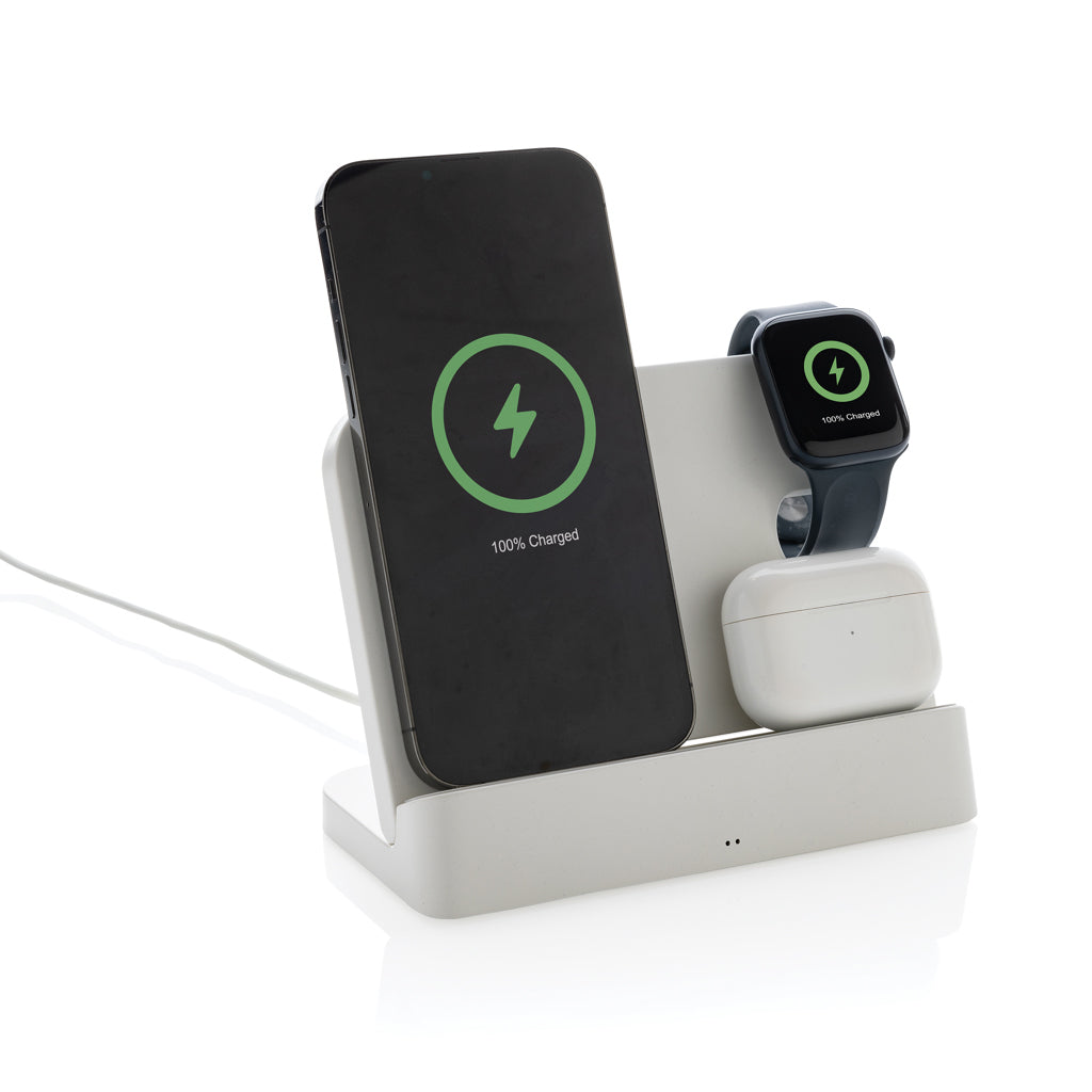 Joltz dubbel 15W-laddare i RCS plast, med plats för iWatch
