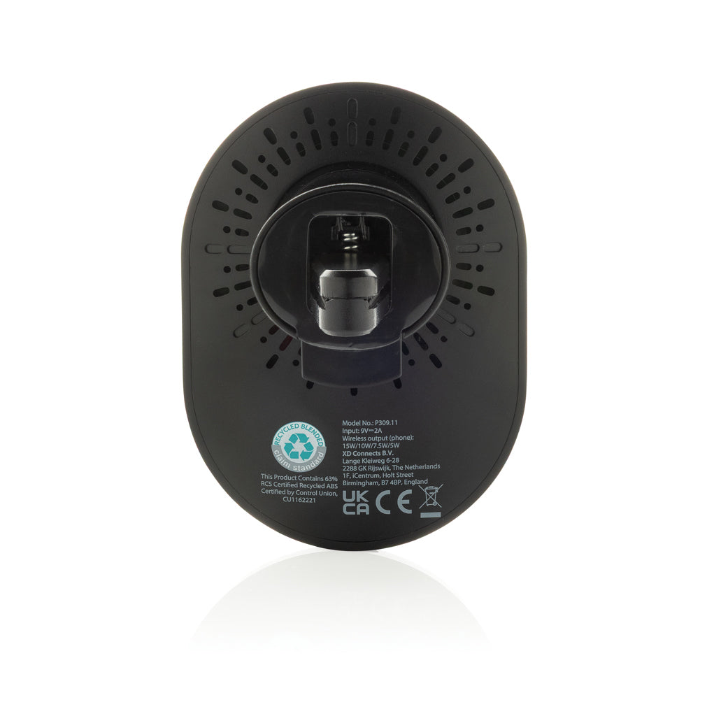 PowerCruze RCS rplastic 15W magnetisk laddnings- bilhållare