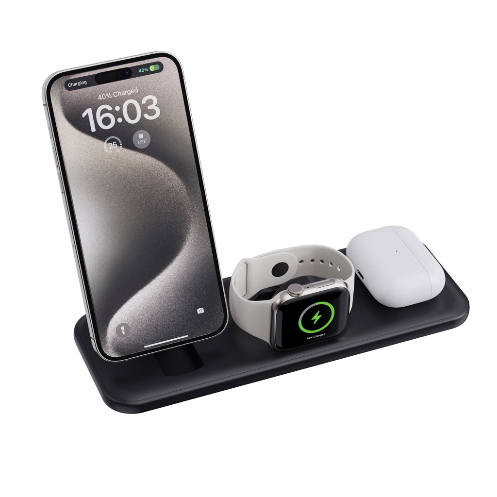 Urban Vitamin Torrance 3 i 1 magnetisk 15W-laddare