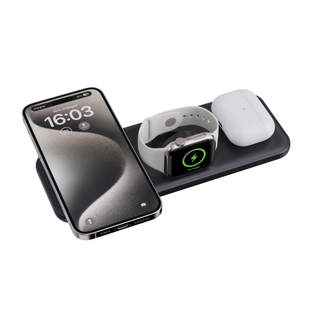 Urban Vitamin Torrance 3 i 1 magnetisk 15W-laddare