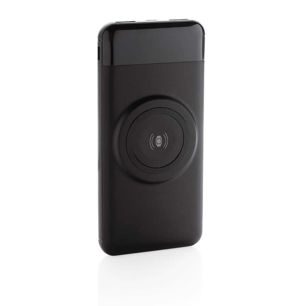 10.000 mAh trådlös powerbank med klockladdare