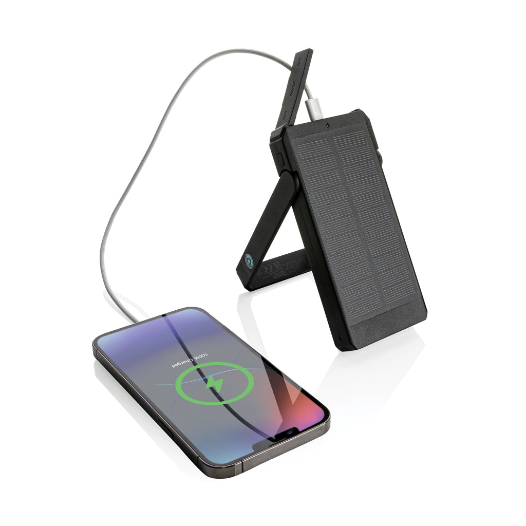 Skywave 10.000 mAh solcellspowerbank RCS återvunnen plast