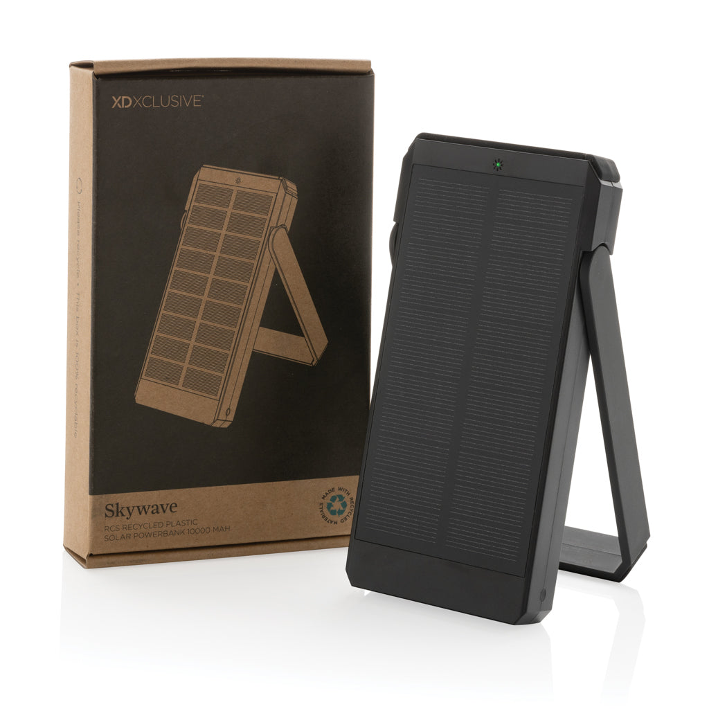 Skywave 10.000 mAh solcellspowerbank RCS återvunnen plast