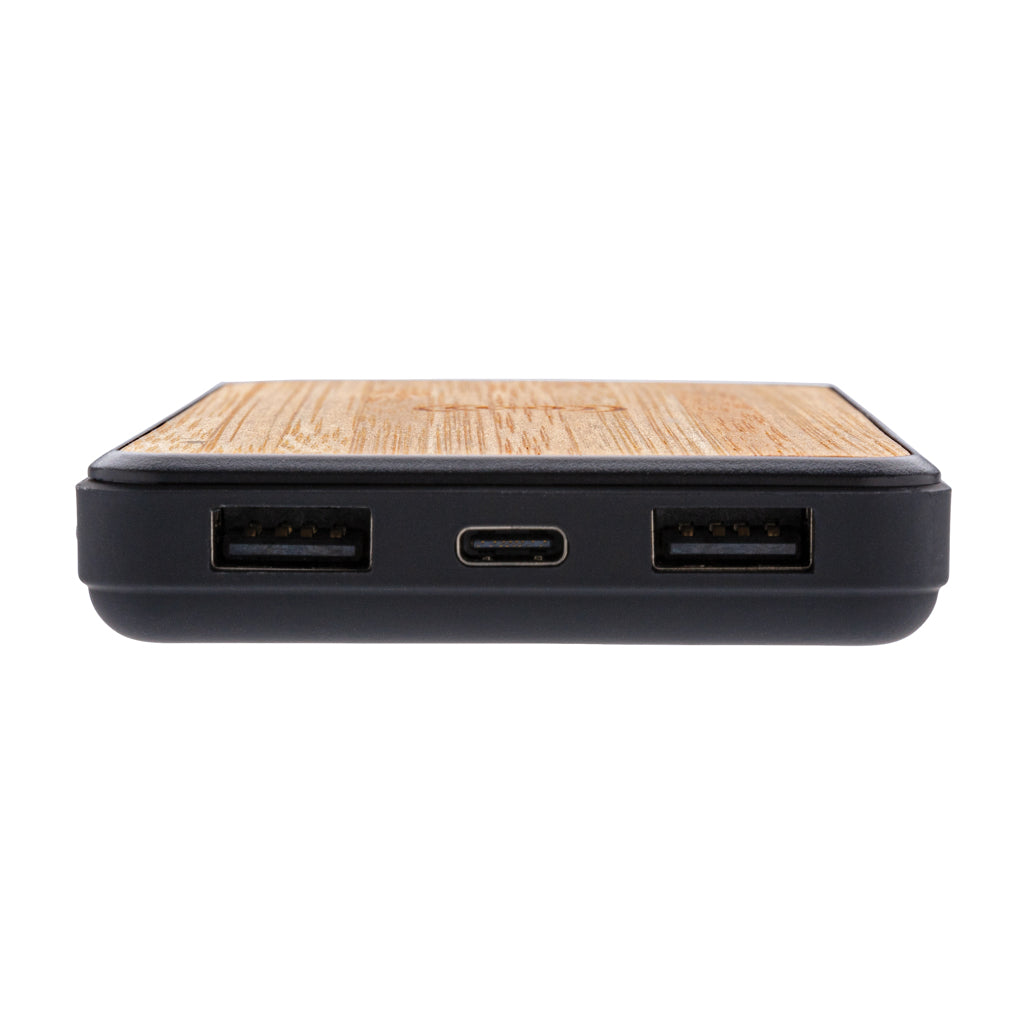 8.000 mAh powerbank m. trådlös laddning RCS plast