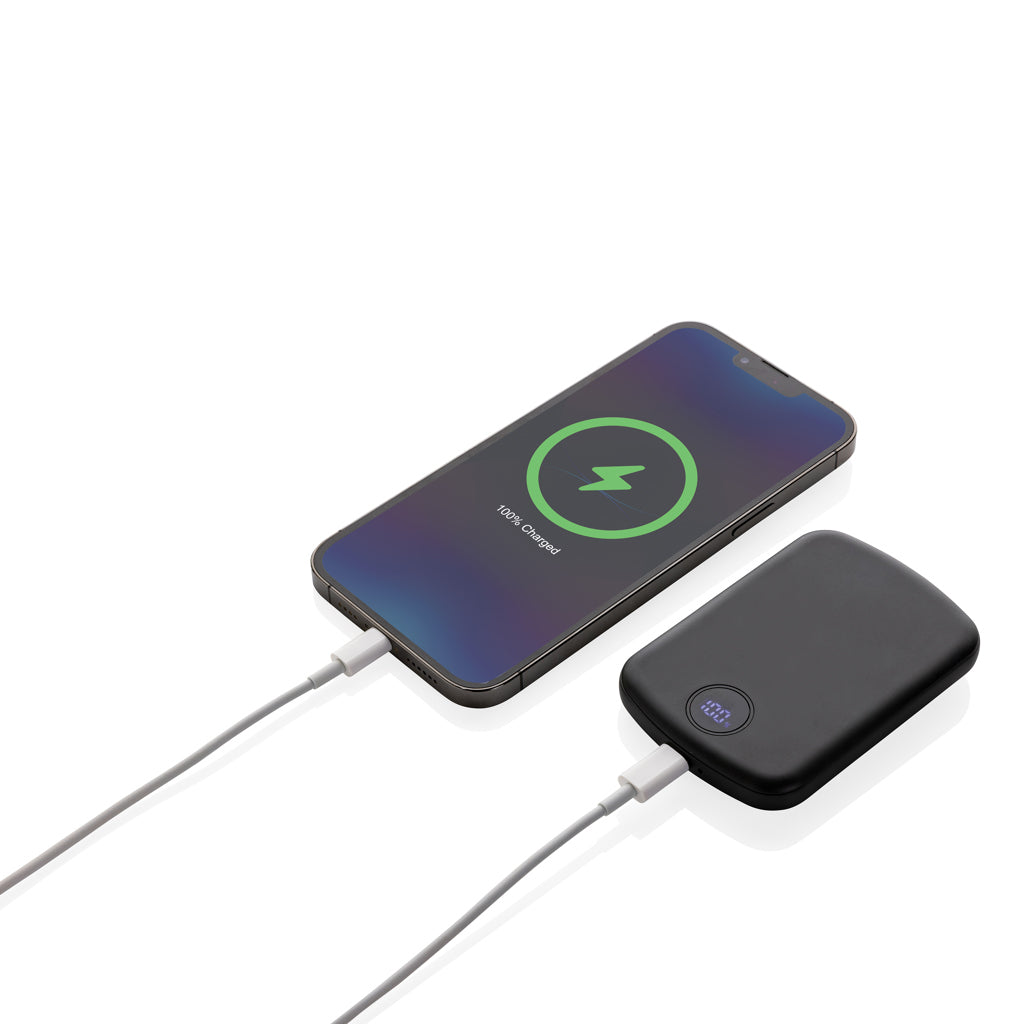 MagBoost 5.000mAh magnetisk powerbank, RCS återvunnen plast