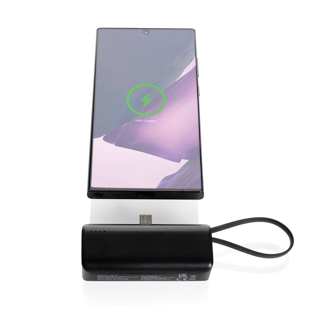 Powerlink RCS rplast 3000 mAh powerbank USB C-kontakt