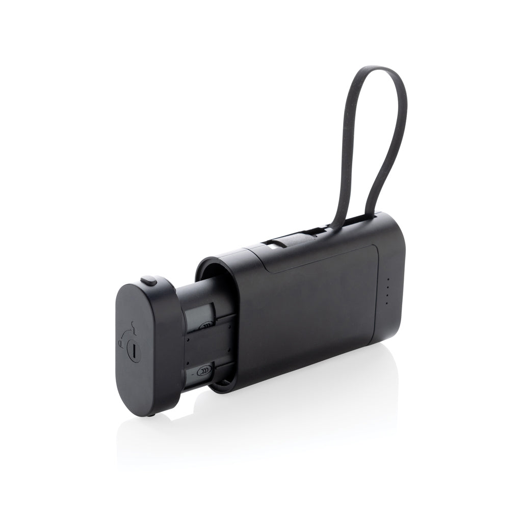 CycleCell 10.000 mAh powerbank med avtagbart batteri